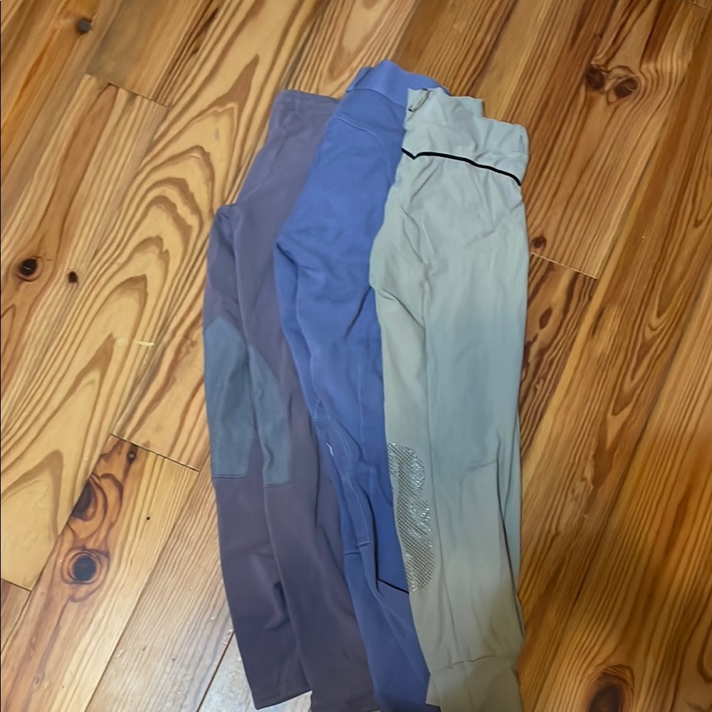 Athleta Women's Leggings - Brown, Blue, Tan